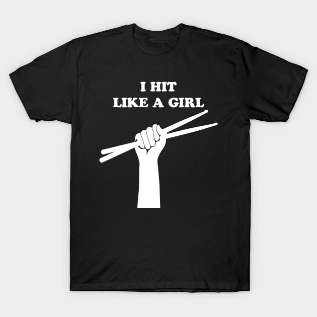 I Hit Like a Girl T-Shirt by leemeredith